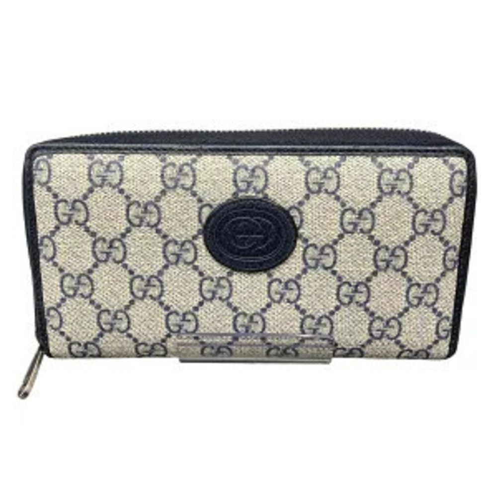 Gucci Interlocking G Long Wallet GG Supreme